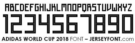 world cup 2018 font