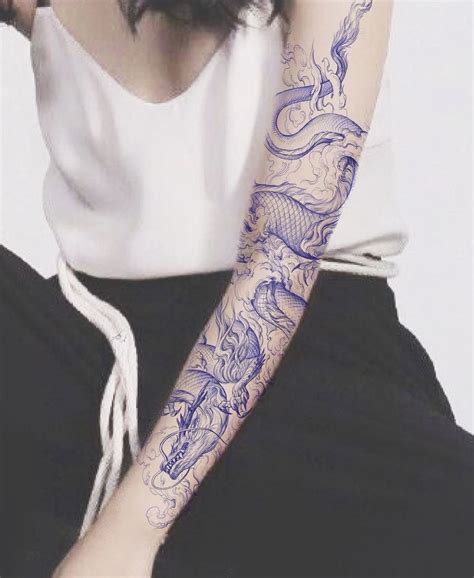 Dragon Tattoo Around Arm, Dragon Tattoo Forearm, Dragon Tattoo Drawing