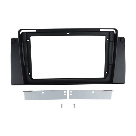 9 Inch Radio Frame Fascia For 1999 2006 Bmw X5 E53 Double Din Stereo