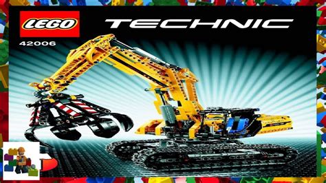 Lego Instructions Technic 42006 Excavator Book 1 Youtube