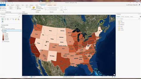 Making A Map In Arcgis Pro Youtube
