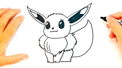 How To Draw Eevee Pokemon Eevee Easy Draw Tutorial Youtube