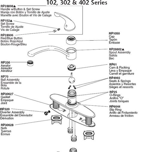 Of all the working parts in a kitchen, the faucet might be the one we use the most. Delta Single Handle Kitchen Faucet Parts Diagram (Dengan ...