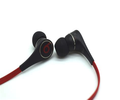 Genuine Beats By Dr Dre Tour In Ear Wired Gym Headphones Black Red