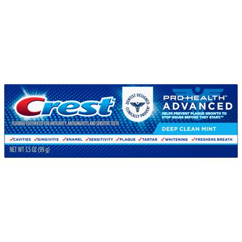 Save On Crest Pro Health Advanced Toothpaste Deep Clean Mint Order