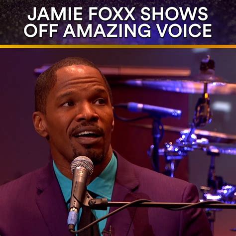 Jamie Foxx Shows Off His Amazing Singing The Jonathan Ross Show