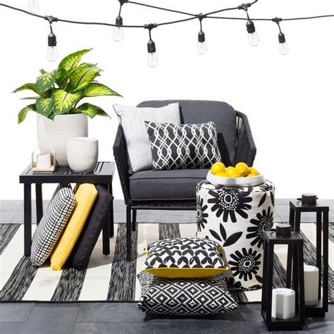 We did not find results for: Target Black and white patio accessories with pops of ...