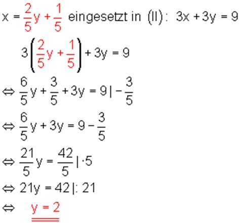 Danach addiert man die entstandenen gleichungen und löst sich nach der variablen y auf. Lineare Gleichungssysteme mit 2 Gleichungen und 2 ...
