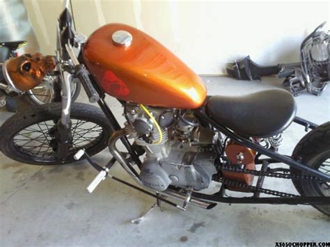 1977 Yamaha Xs650 Motorcycle Hardtail Bobber