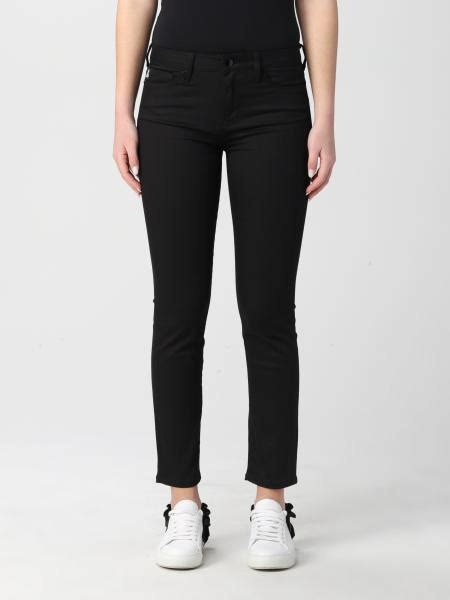 Love Moschino Outlet Pants For Woman Black Love Moschino Pants