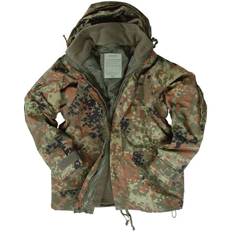 Mil Tec Ecwcs Jacket With Fleece Flecktarn Ecwcs Military 1st