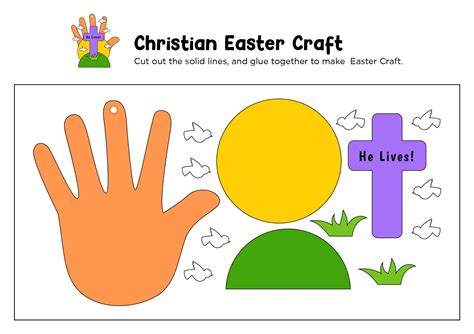5 Best Printable Religious Easter Crafts Pdf For Free At Printablee