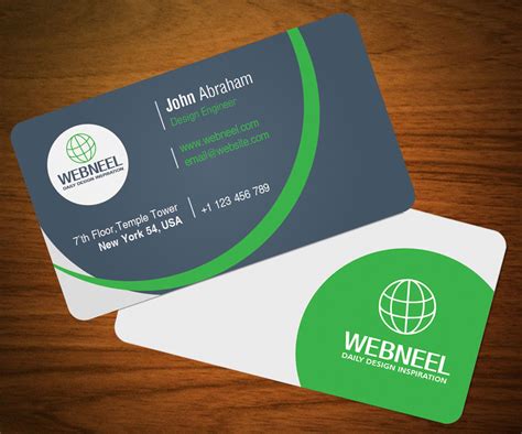 Simple Business Card Template 19 Freedownload Printing Business Card