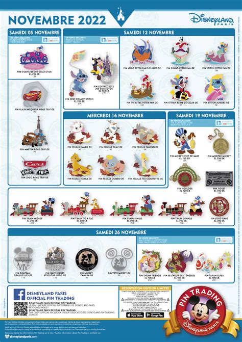 Disneyland Paris Reveals Pin Releases For November 2022 Mousesteps