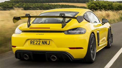 2022 Porsche 718 Cayman Gt4 Rs Weissach Package Uk Tapety Na Pulpit