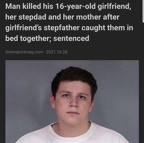 19 year old gets busted for having sex with 16 year old gf at her house murders her and her