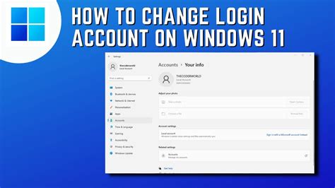 How To Change Login Account On Windows 11 Local Account And Microsoft