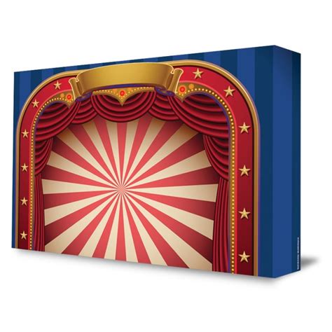Circus Big Top Tent Lightweight Backdrop For Clowns And Entertainers