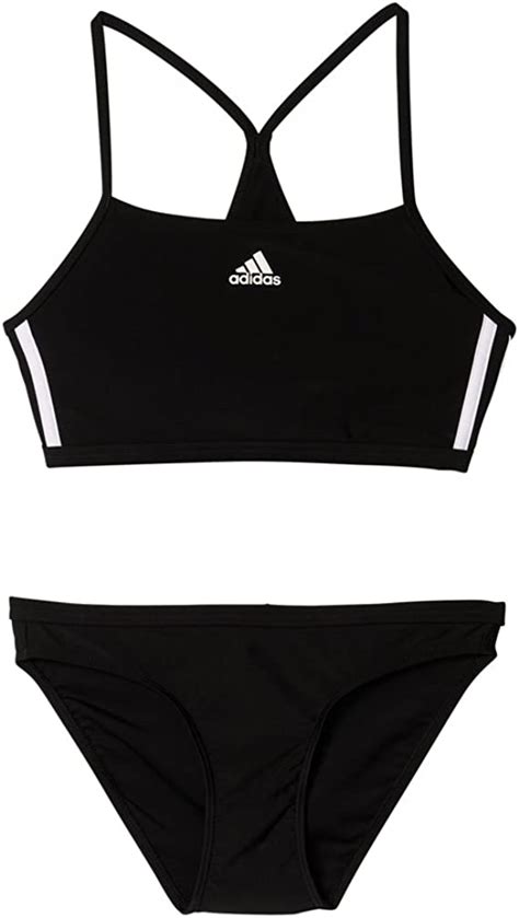 Adidas Womens Infinitex 3 Stripes Bikini Blackwhite Amazonde Clothing