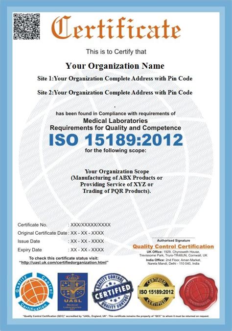 Iso 151892012 Medical Laboratories Requirements For Quality And