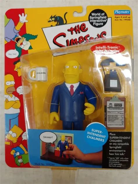 Playmates The Simpsons Superintendent Chalmers Figure World Of Springfield 9h 895 Picclick