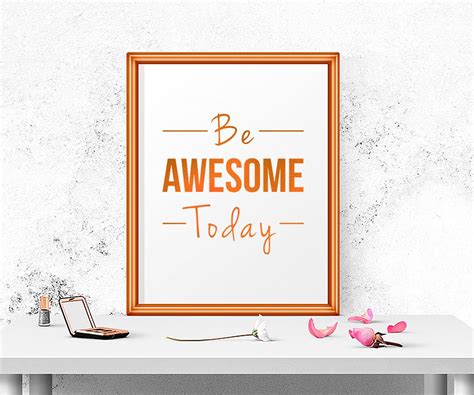 Be Awesome Today Print Be Awesome Today Poster Be By Gemsqueen