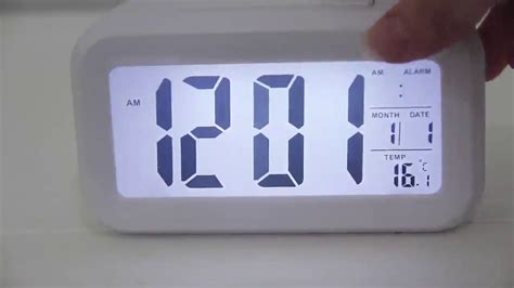 alarme bosdontek led smart digital clock snooze 5 minutes un réveil qui fait son job youtube