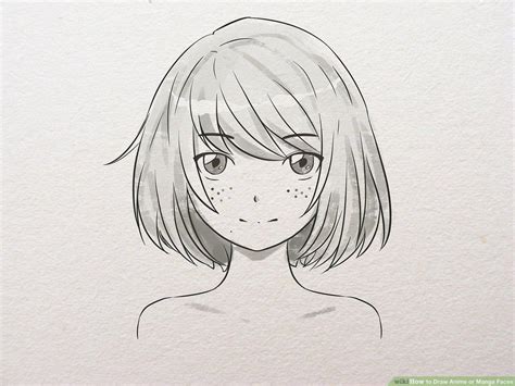 How To Draw An Anime Manga Face And Eyes From The Side In Profile 4a6