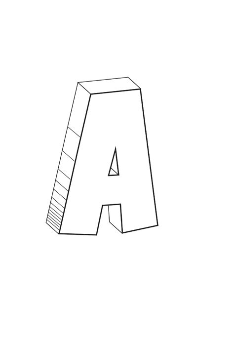Free Printable Cool Bubble Letters: Bubble Letter A - Freebie Finding Mom