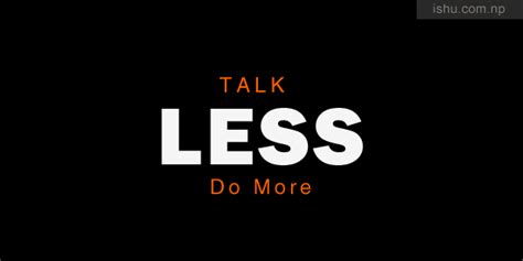 Here is a free, printable 30 day challenge to get you started. Talk less do more | Inspirational Quotes | Ishu'sBlog