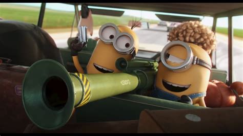 Minions 2015 Robbing The Bank Scene 720p Bluray Youtube