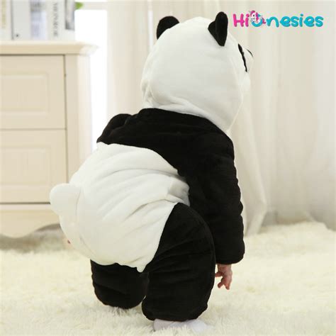 Panda Onesie For Baby And Toddler Animal Kigurumi Pajama Halloween Costumes