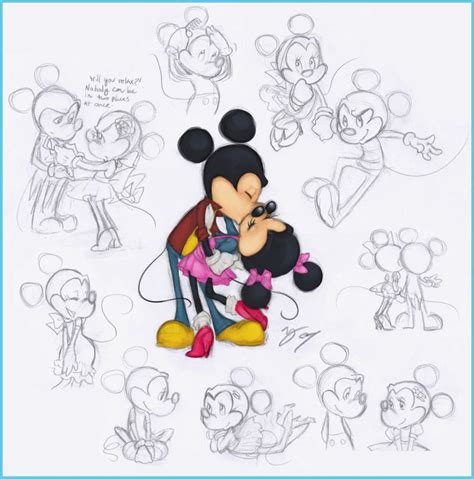 Mickey And Minnie Disney Fan Art 36972108 Fanpop