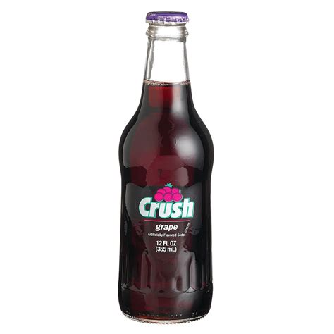 Crush Grape Soda 12 Oz Bottle 6 Pack Nassau Candy