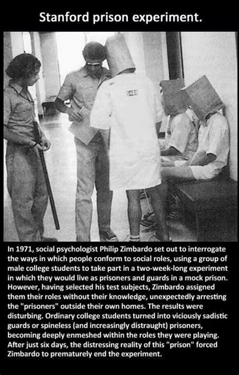 This experiment was funded by the u.s. The Stanford prison experiment | Waitin' On The World To ...