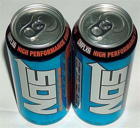 New 2 Lot 16oz Nos Energy High Performance Enhanced Blue Drink Full