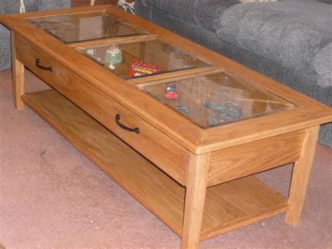 30 Best Ideas Coffee Tables With Glass Top Display Drawer