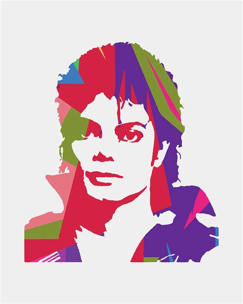 Michael Jackson Pop Art Stencil