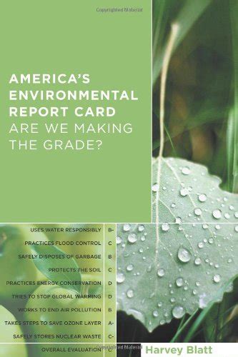 Americas Environmental Report Card Are We Making The Grade The Mit