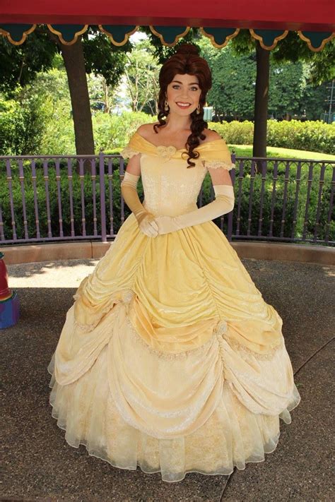 Belle Face Character Belle Cosplay Disneyland Dress Disney Princess