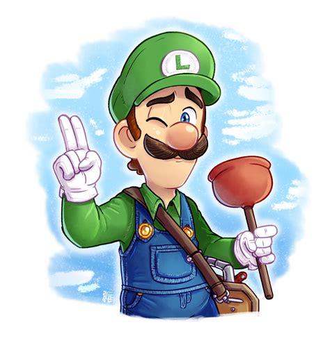 Artstation Super Mario Bros Movie Luigi