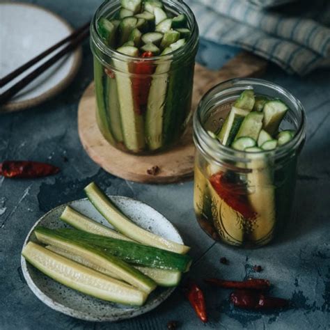 Chinese Pickled Cucumber A Quick Pickle Recipe Omnivore S Cookbook