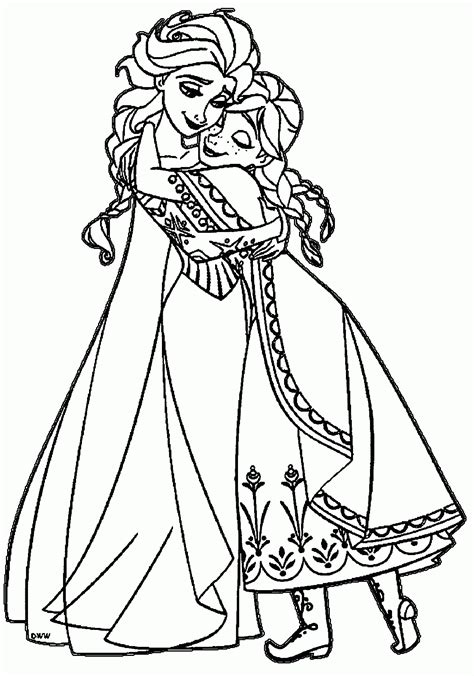 Anna Coloring Pages Elsa And Anna Coloring Page Anna Coloring Pages And