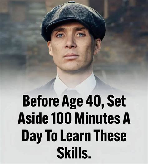 mindset machine on twitter before age 40 set aside 100 minutes a day to learn these skills