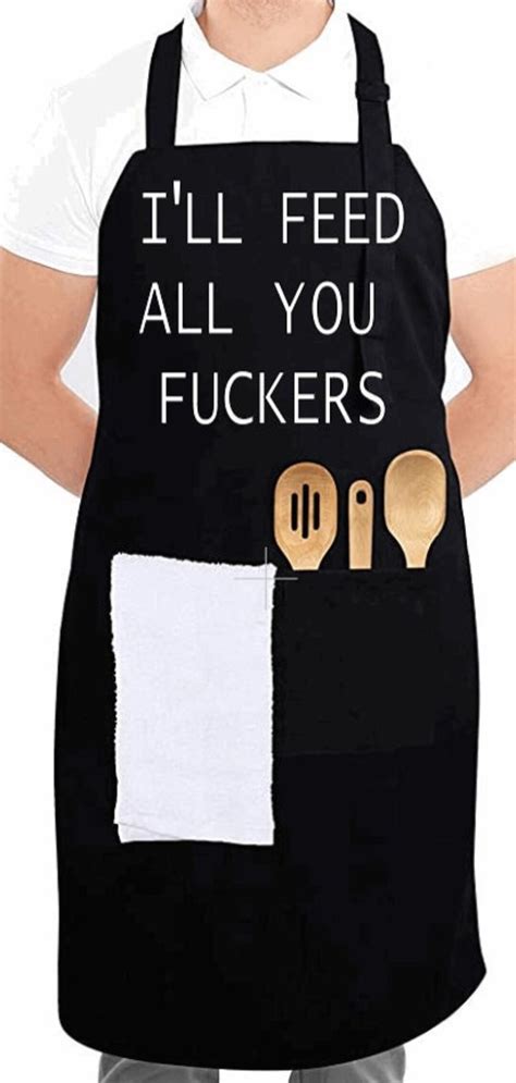 Ill Feed All You Fckers Cooking Funny Apron W Etsy