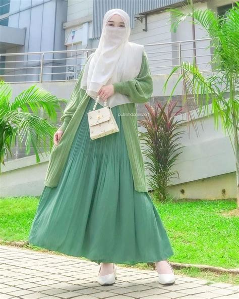17 ootd hijab syar i modern untuk muslimah bercadar fashion