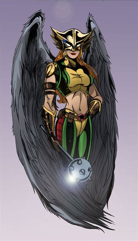 Female Stars Of Comics Timeless Unknown Da Hawkgirl Hawkman Dc Comics Art