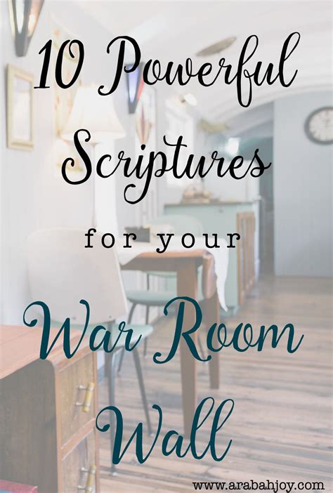 10 Powerful Scriptures With War Room Prayers Free Printable Artofit