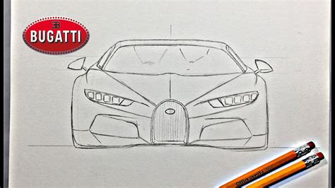 🔴como Dibujar Un Bugatti A Lapiz ️super Facil Dibujos De Autos