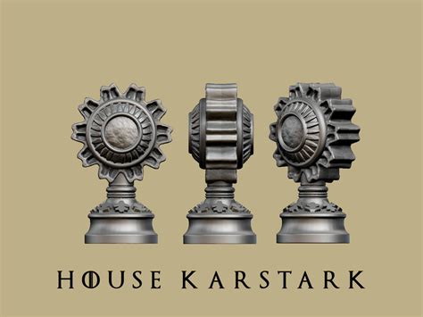 But even when i had a chess board it was a mauve and ivory sandstone board. Game of thrones - House Karstark marker 3D print model